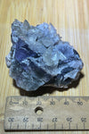 Fluorite and calcite specimen