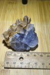 Fluorite and calcite specimen