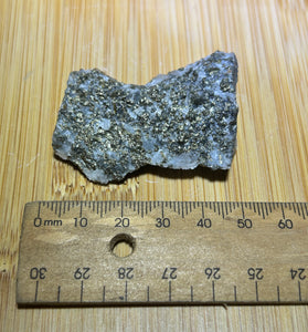 Quartz and pyrite specimen