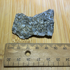 Quartz and pyrite specimen